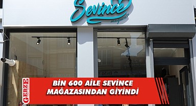 Sevince mağazası, ihtiyaç sahibi ailelerin yanında