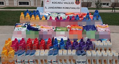 Taklit ambalajlara paketlenmiş 1 ton deterjan ele geçirildi