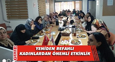 Yeniden Refahlı kadınlar, kahvaltıda bir araya geldi