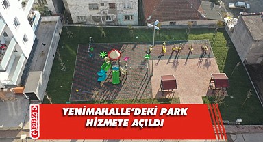 Yenimahalle’ye 480 metrekare yeni park geldi