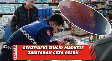Zabıta, Gebze'de tarihi geçmiş ürün tespit etti