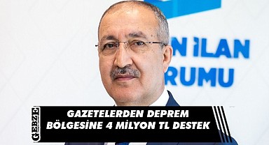 Basın camiası yüzyılın afetinde tek vücut oldu