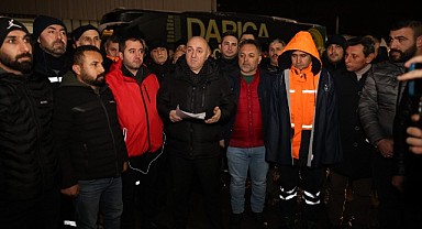 Başkan Bıyık, depremin merkezine gitti