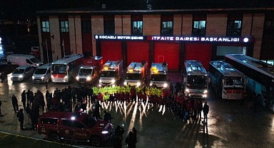 Büyükakın; 85 araç ve 372 personel ile afet bölgesindeyiz