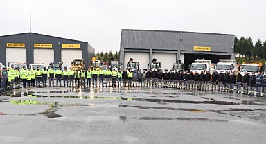 Çayırova Belediyesi ekipleri kar yağışına hazır