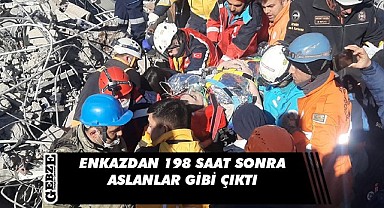 Çetin, arama kurtarma ekiplerinin çalışmasıyla enkaz altından çıkarıldı