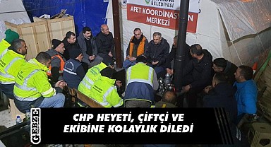 CHP Çayırova, deprem bölgesinde Çiftçi’yle görüştü