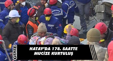 Depremin 178. saatinde 70 yaşındaki Nuray Gürbüz sağ kurtarıldı