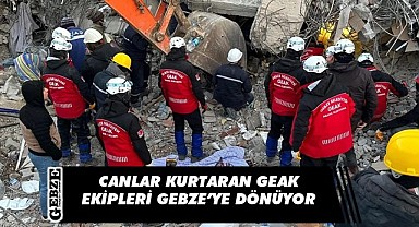GEAK ekipleri görevlerini tamamladı