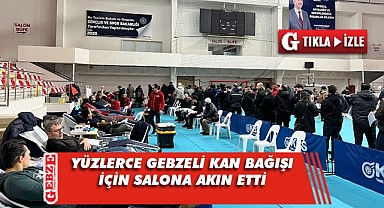 Gebzeliler, deprem bölgesine kanlarıyla destek oluyor