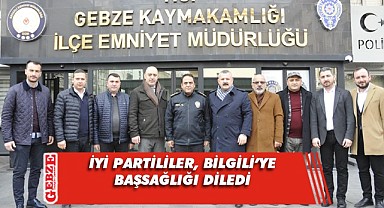 İYİ Parti Gebze’den Bilgili’ye taziye ziyareti