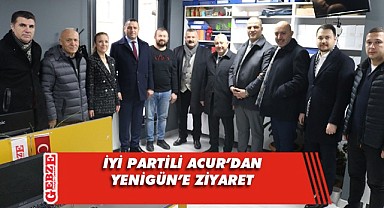 İYİ Parti heyetinden Yenigün’e ziyaret