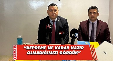 İYİ Partili Acur'dan depremle ilgili basın açıklaması