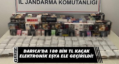 Kaçak elektronik eşyalar ele geçirildi!