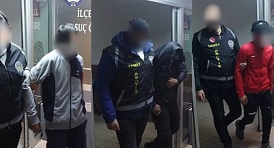 Kocaeli'de hırsızlık yapan şahıslar yakalandı!