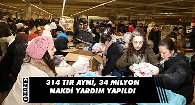 Kocaeli Valiliği, toplanan yardımları açıkladı
