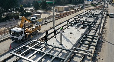 Kuruçeşme’de ray imalatı sürüyor