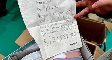 Minik kalplerden sevgi dolu destek