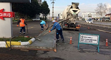 Otopark giriş çıkışlarına kavşak yapılıyor