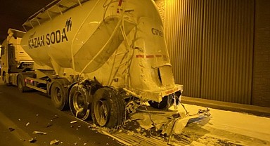 Tünelde zincirleme kaza