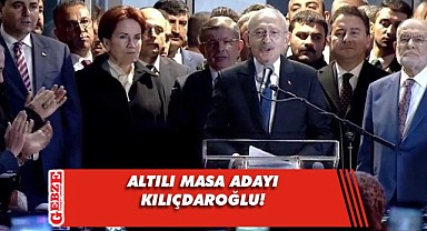 6'lı Masa uzlaşı sağladı! Millet İttifakı'nın adayı Kemal Kılıçdaroğlu