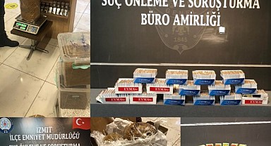 7 bin 240 bandrolsüz makaron ele geçirildi
