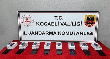 8 adet kaçak telefon ele geçirildi