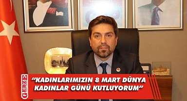Başkan Sarı'dan 8 Mart Dünya Kadınlar günü mesajı