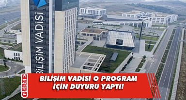 Bilişim Vadisi Mobilite Hızlandırma Programı başvuruları başladı!