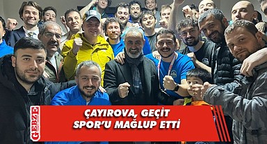 Çayırova Belediyesi Geçit Spor'u mağlup etti