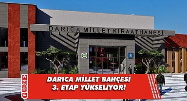 Darıca Millet Bahçesi 3. Etap’ta Millet Kıraathanesi yükseliyor