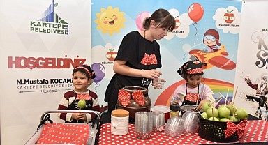 Depremzede miniklere eğlenceli etkinlik