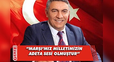 Dilovası Belediye Başkanı Şayir'den İstiklal Marşı'nın 102. yıldönümü mesajı