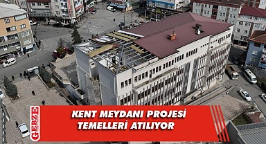 Dilovası Belediye binası yıkılıyor, kent meydanı heyecanı başlıyor
