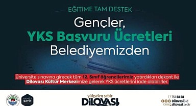 Dilovası Belediyesi, YKS sınav ücretlerini ödeyecek