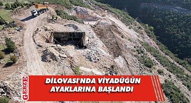 Dilovası Devlet Hastanesi'ne ulaşımı sağlayacak viyadüğün ayaklarına başlandı