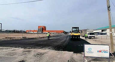 Fabrikalar bölgesinde üstyapı çalışması
