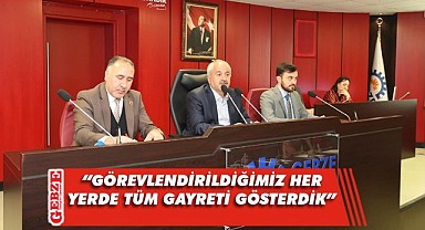 Gebze Belediyesi mart ayı meclis toplantısı gerçekleştirildi!