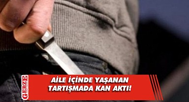 Gebze'de oğlu tarafından bıçaklanan baba yaralandı