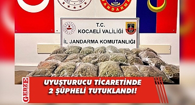 Gebze'de uyuşturucu operasyonunda gözaltına alınan 2 şüpheli tutuklandı!
