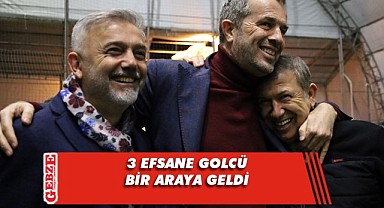 Gebze'deki halı saha futbol turnuvasına efsane futbolcular da katıldı