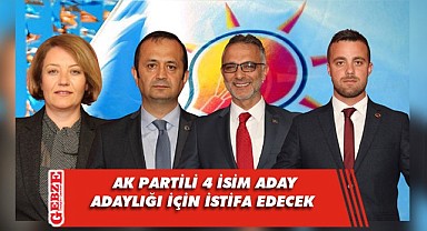 Gebze meclisinden aday adaylığı için 4 istifa geliyor