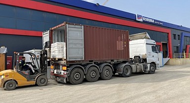 Gebzeli firma Hatay’daki fabrikasından deprem sonrası ilk ihracatını yaptı
