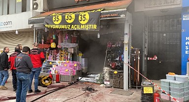 İzmit'te iş yerinde yangın çıktı!