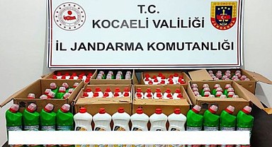 Jandarmadan Gebze'de sahte deterjan operasyonu