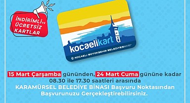 Karamürsel'e geçici seyahat kart ofisi açılıyor