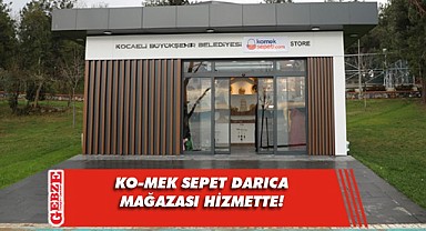KO-MEK Sepeti Darıca mağazası hizmete açıldı