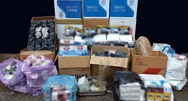 Kocaeli'de binlerce kaçak tütün ve makaron yakalandı!