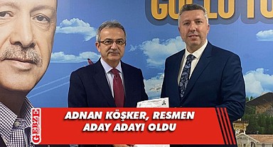 Köşker aday adaylığı için başvuru yaptı