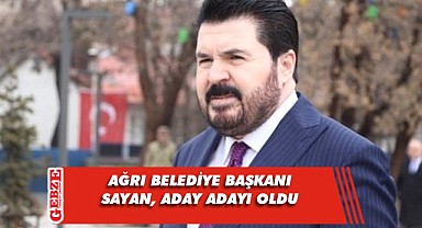 Savcı Sayan milletvekili adaylığı için belediye başkanlığından istifa etti